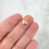Dije Corazón 0.25gr / 1.3cm / Troquelado Oro Amarillo