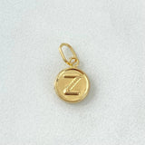 Dije Letra Z 0.3gr / 1.5cm / Doble Faz Oro Amarillo