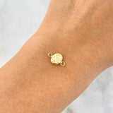 Herraje San Benito 0.3gr / 1.2cm / Troquelado Oro Amarillo