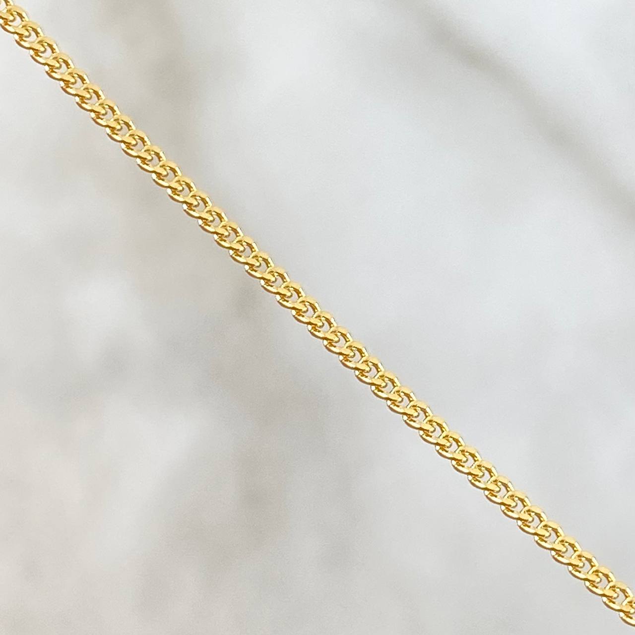Cadena Cubana 4.5gr / 60cm / 1mm Oro Amarillo +0