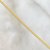 Cadena Cubana 4.5gr / 60cm / 1mm Oro Amarillo +0