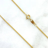 Cadena Cubana 4.5gr / 60cm / 1mm Oro Amarillo +0