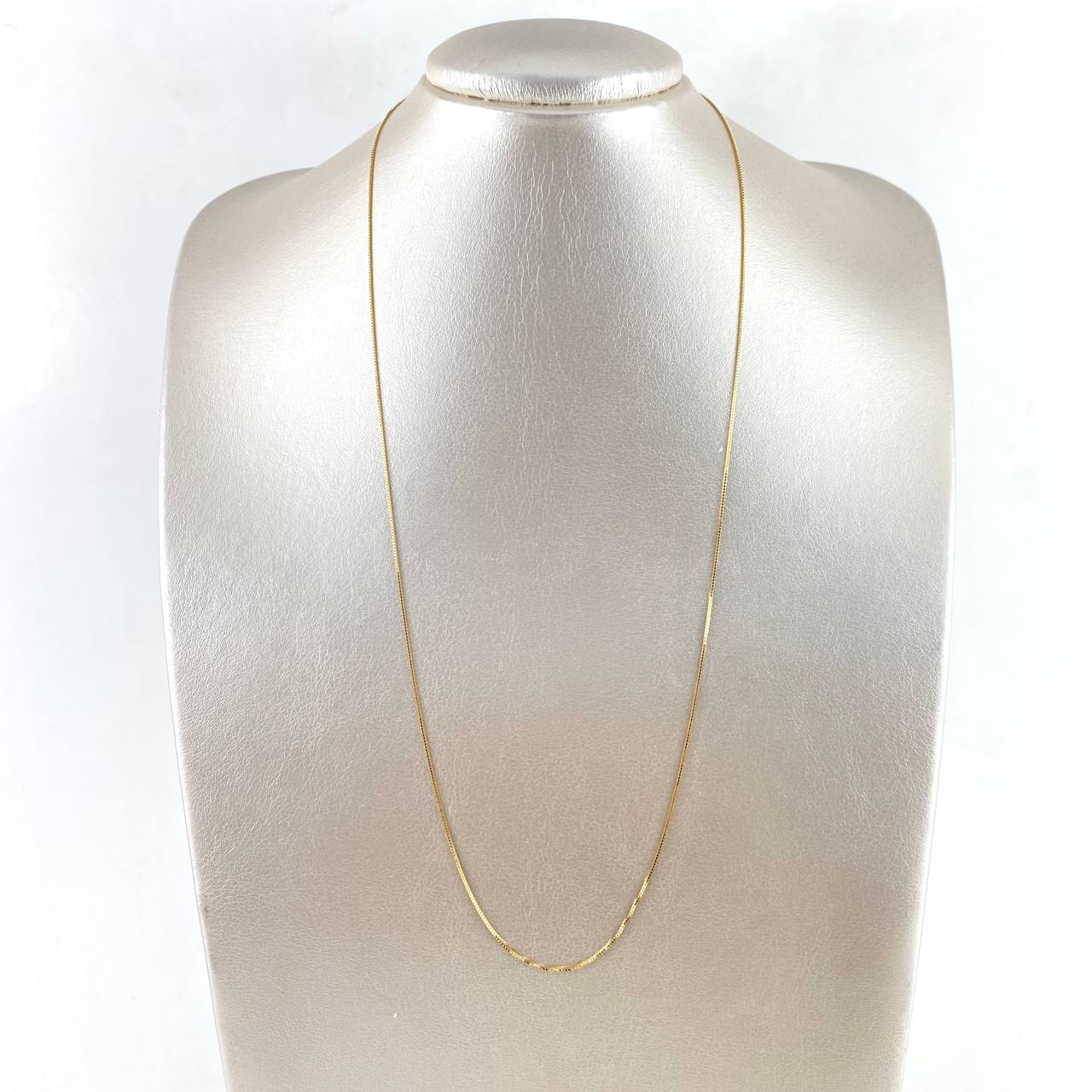Cadena Veneciana 2.1gr / 60cm / 1mm Oro Amarillo +3