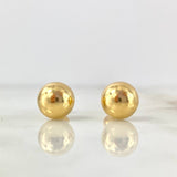 Topos Bola Lisa 1.25gr / 9mm Oro Amarillo ©