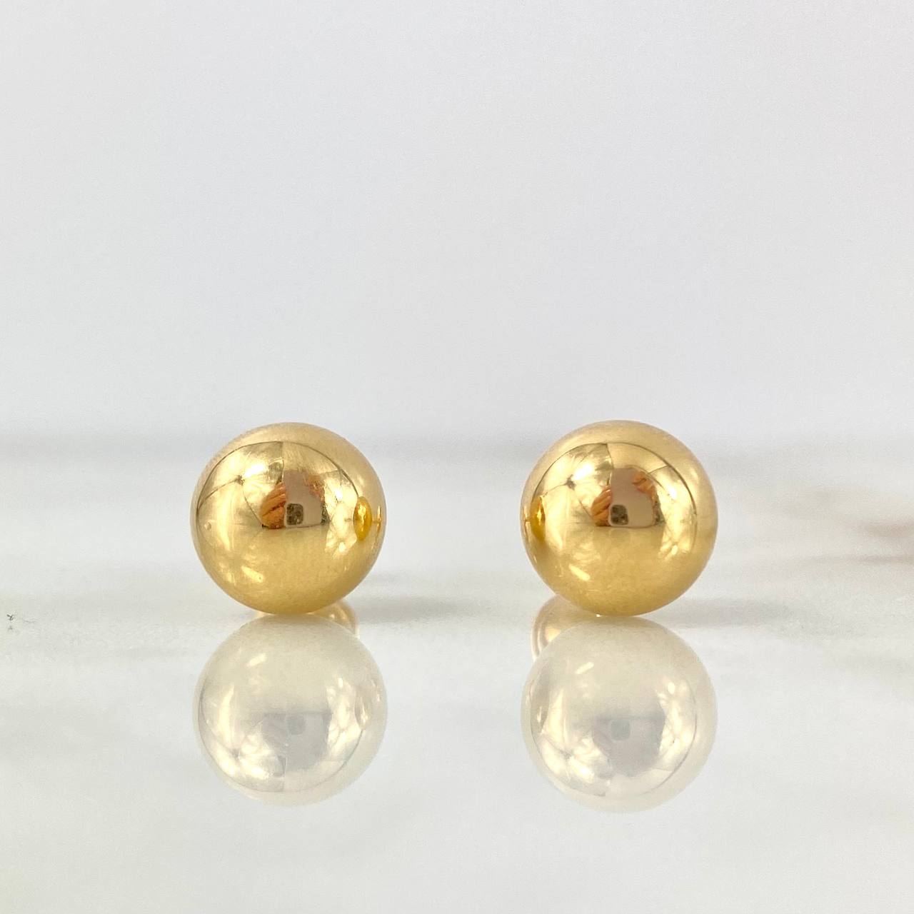 Topos Bola 1.15gr / 9mm Lisa Oro Amarillo