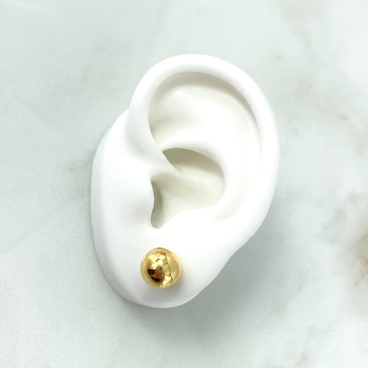 Topos Bola 1.15gr / 9mm Lisa Oro Amarillo