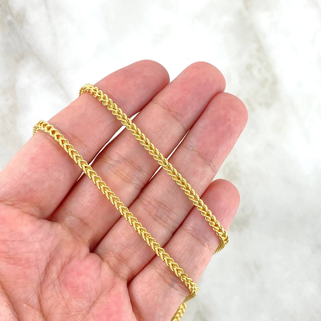Cadena Franco 8.55gr / 60cm / 2.5mm Oro Amarillo +4 ©