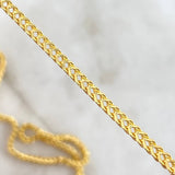 Cadena Franco 8.55gr / 60cm / 2.5mm Oro Amarillo +4 ©