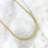 Cadena Lazo 5.1gr / 60cm / 2.5mm Oro Amarillo +3 ©