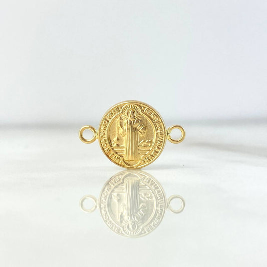 Herraje San Benito 0.75gr / 2cm / Oro Amarillo (Oferta)