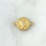 Herraje San Benito 0.75gr / 2cm / Oro Amarillo