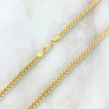 Cadena Franco 18.25gr / 60cm / 4mm Oro Amarillo +4 ©