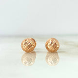 Topos Bola Diamantada 0.7g / 6mm Oro Rosa 18K