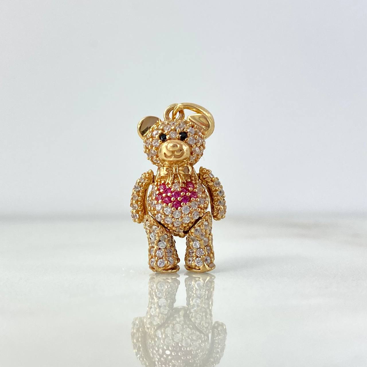 Oso Articulado 5.6gr / 2.8cm / Oro 18K *