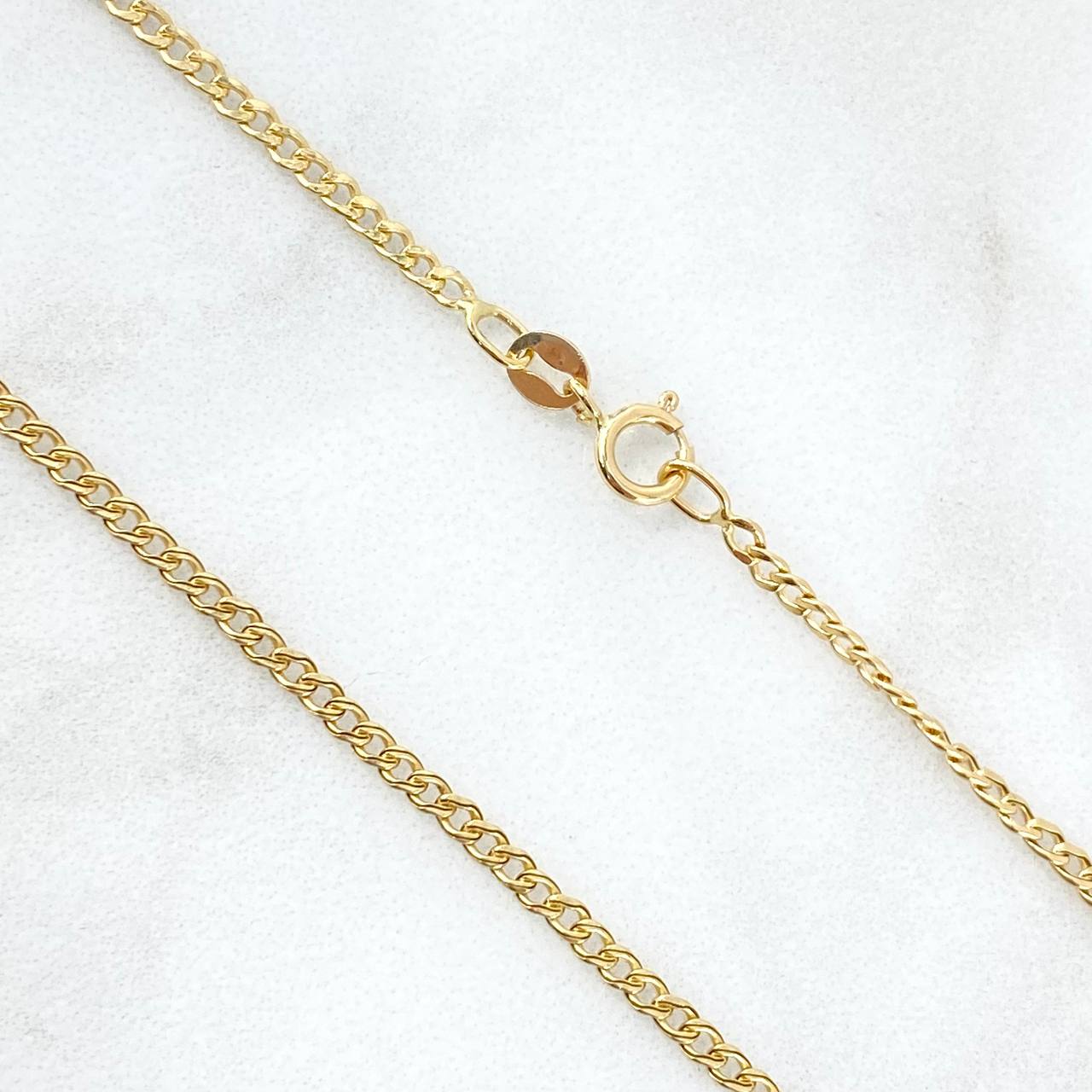 Cadena Cubana 2.05gr / 60cm / 2mm Oro Amarillo +1 18K *