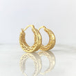 Candongas Ezio 4.5gr / 2.1cm / Filigarana Lateral Oro Amarillo