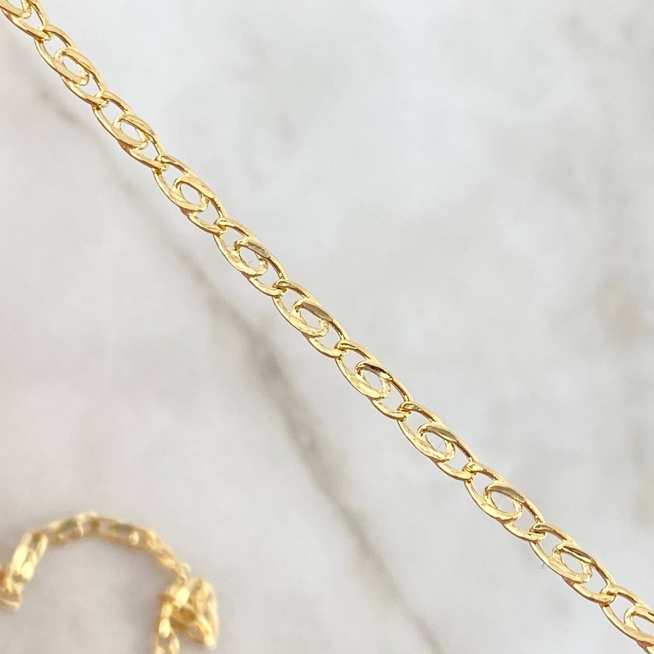 Cadena Lumachina 4.4gr / 60cm / 2.6mm Oro Amarillo +3