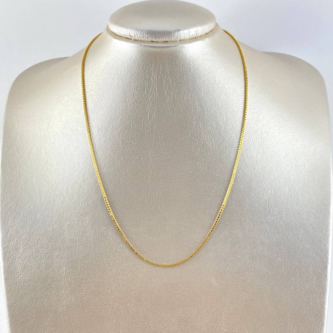 Cadena Veneciana 2.8gr / 45cm / 1mm Oro Amarillo +3 18K