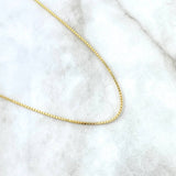Cadena Veneciana 2.8gr / 45cm / 1mm Oro Amarillo +3 18K