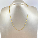 Cadena  Veneciana 2.85gr / 45cm / 1.2mm Oro Amarillo +3 18K
