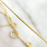 Cadena  Veneciana 2.85gr / 45cm / 1.2mm Oro Amarillo +3 18K