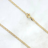 Cadena Escalera 3.55gr / 50cm / 2.5mm Oro Amarillo +3