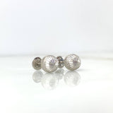 Topos Bola 7mm 1.05gr / Diamantados Oro Blanco