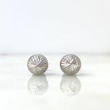 Topos Bola 7mm 1.05gr / Diamantados Oro Blanco