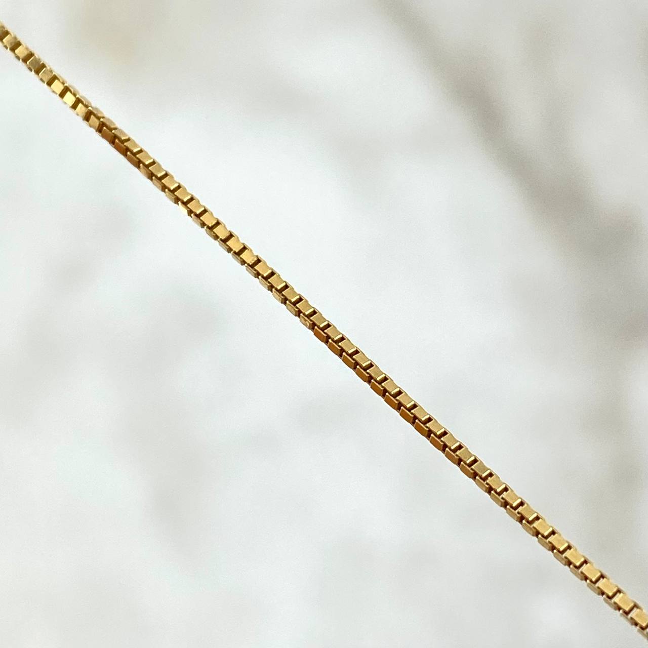 Cadena Veneciana 2.95gr / 50cm / 1mm Oro Amarillo +3