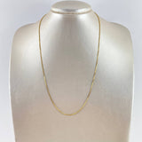 Cadena Veneciana 2.95gr / 50cm / 1mm Oro Amarillo +3