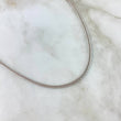Cadena Franco 7.85gr / 60cm / 2.5mm Oro Blanco +4 *