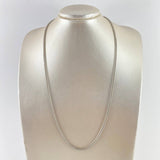 Cadena Franco 7.85gr / 60cm / 2.5mm Oro Blanco +4 *