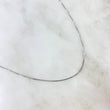 Cadena Veneciana 1.4gr / 40cm / 0.7mm Oro Blanco +3 *