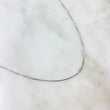 Cadena Veneciana 2.1gr / 40cm / 0.9mm Oro Blanco +3 18K *