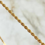 Cadena Lazo 4.95gr / 50cm / 2.7mm Oro Amarillo +3 *