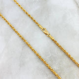 Cadena Lazo 4.95gr / 50cm / 2.7mm Oro Amarillo +3 *