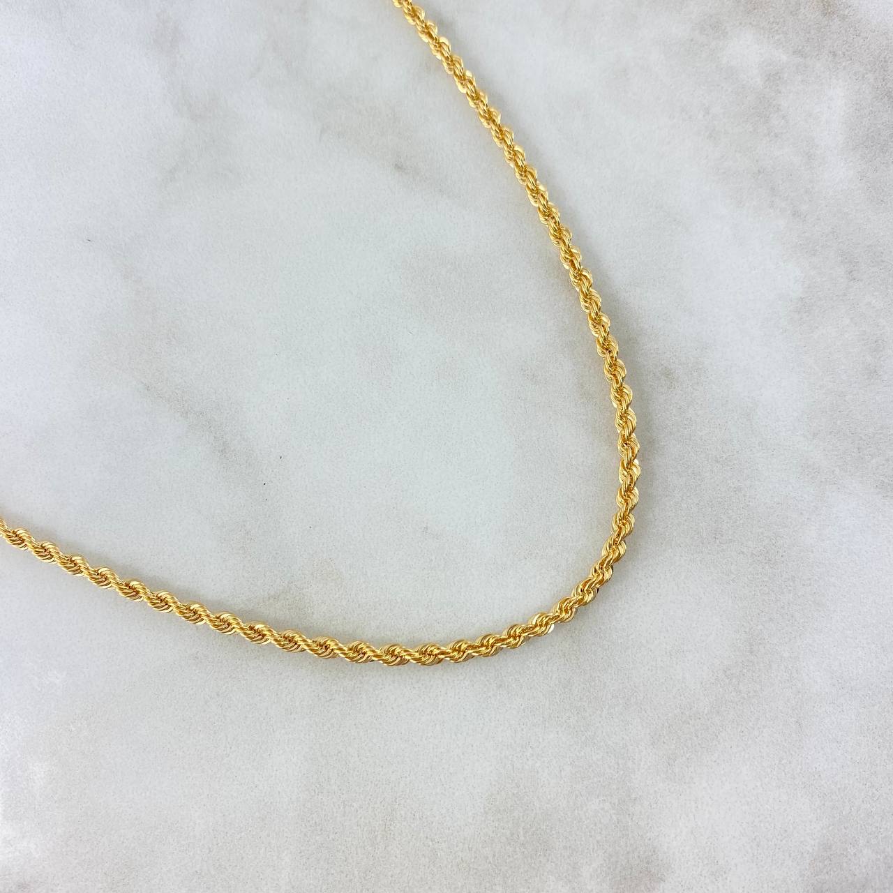 Cadena Lazo 4.95gr / 50cm / 2.7mm Oro Amarillo +3 *
