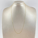 Cadena Plana 1.55gr / 50cm / 1.3mm Tres Oros +3