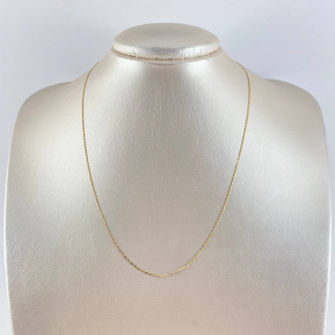 Cadena Plana 1.6gr / 45cm- +3 Oro 18K