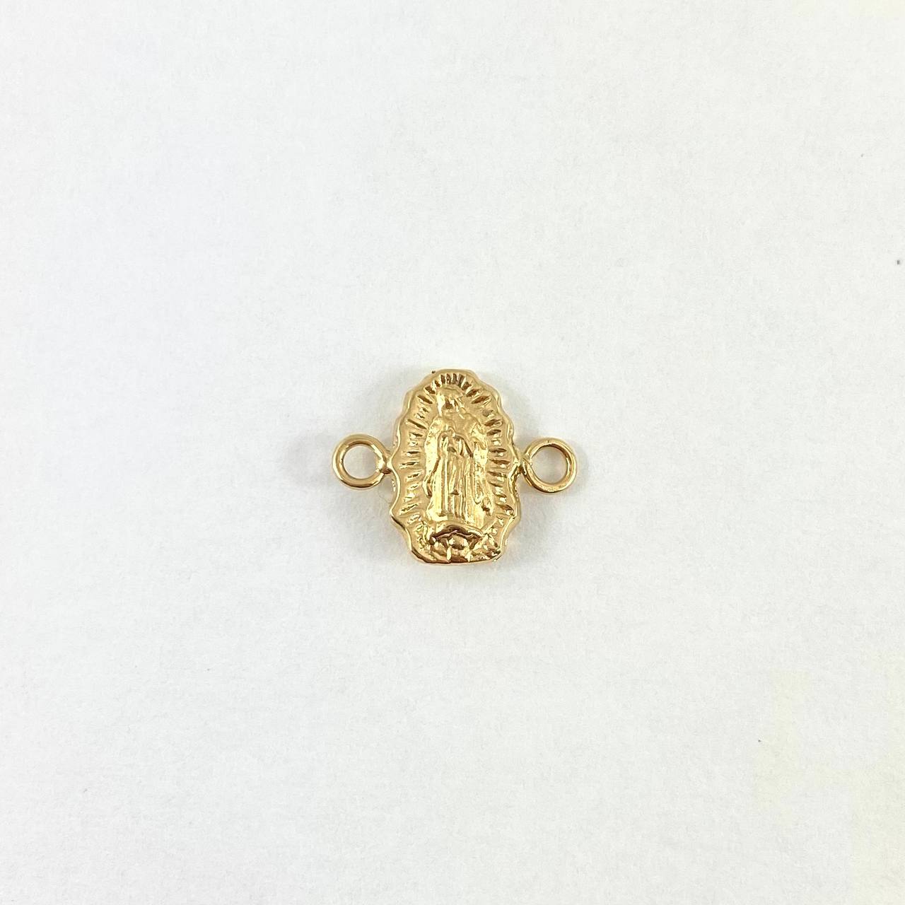 Herraje Virgen Guadalupe 0.4gr / 1.2cm / Silueta Oro Amarillo
