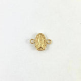 Herraje Virgen Guadalupe 0.35gr / 1.2cm / Silueta Oro Amarillo
