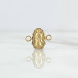 Herraje Virgen Guadalupe 0.35gr / 1.2cm / Silueta Oro Amarillo
