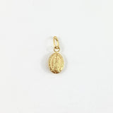 Dije Virgen Guadalupe 0.35gr / 1.5cm / Troquelado Ovalado Oro Amarillo