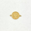 Herraje San Benito 3.45gr / 2.6cm / Plano Oro Amarillo