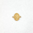 Herraje Virgen Milagrosa 1.45gr / 1.7cm / Plana Oro Amarillo