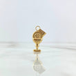 Dije Cáliz 1gr / 2.8cm / Troquelado Oro Amarillo