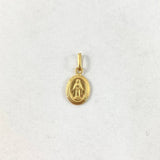 Dije Virgen Milagrosa 0.45gr / 1.8cm / Plana Oro Amarillo