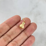 Dije Bolsa de Dinero 0.45gr / 1.8cm / Troquelada Oro Amarillo