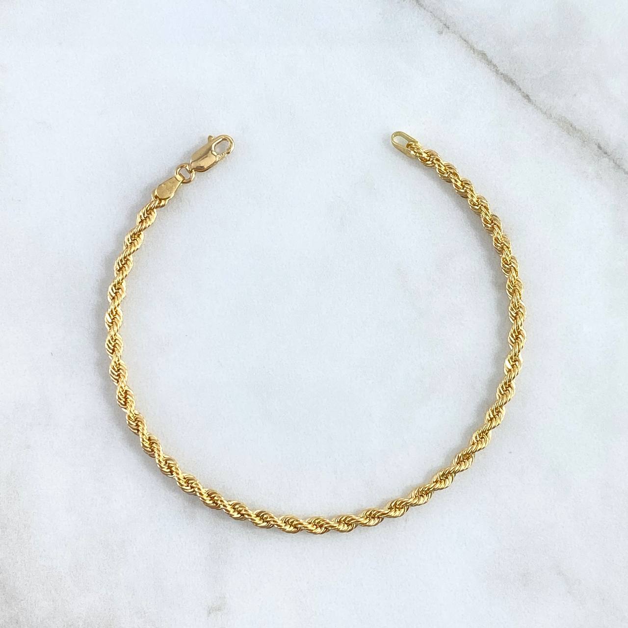 Pulso Lazo 4.2gr / 19.5cm / 4mm Oro Amarillo +3 ©