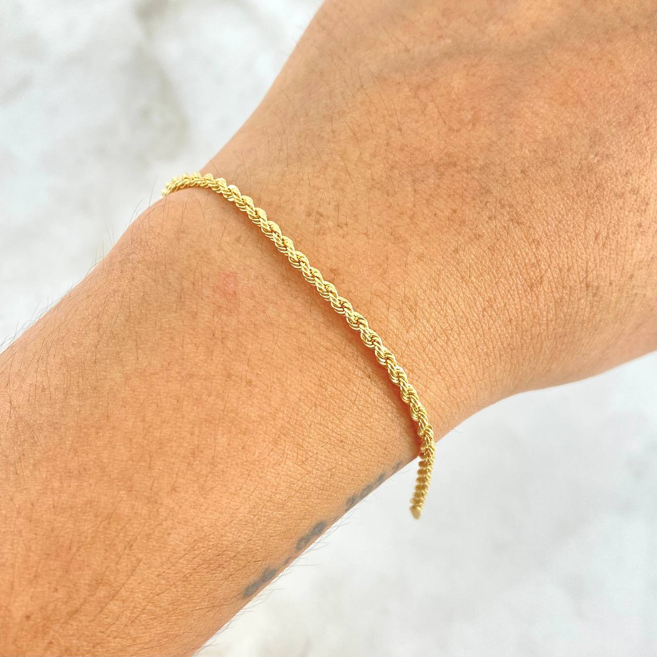Pulso Lazo 1.8gr / 19cm / 2.7mm Oro Amarillo +3 18K
